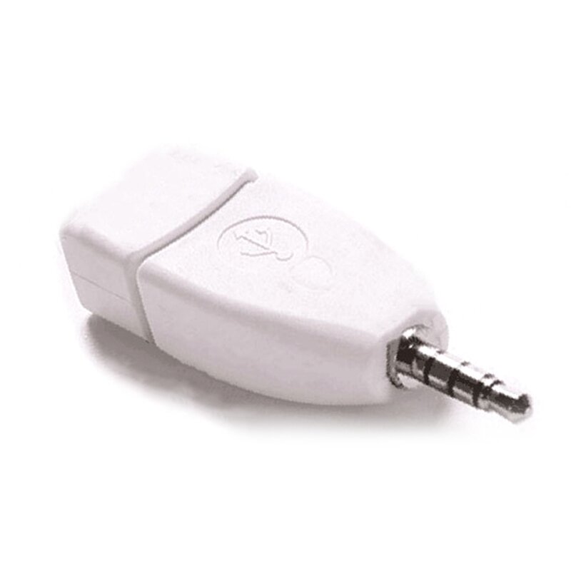 Car New Converter Adapter USB 2.0 Female to 3.5mm Male AUX Audio Durable Car Plug Jack