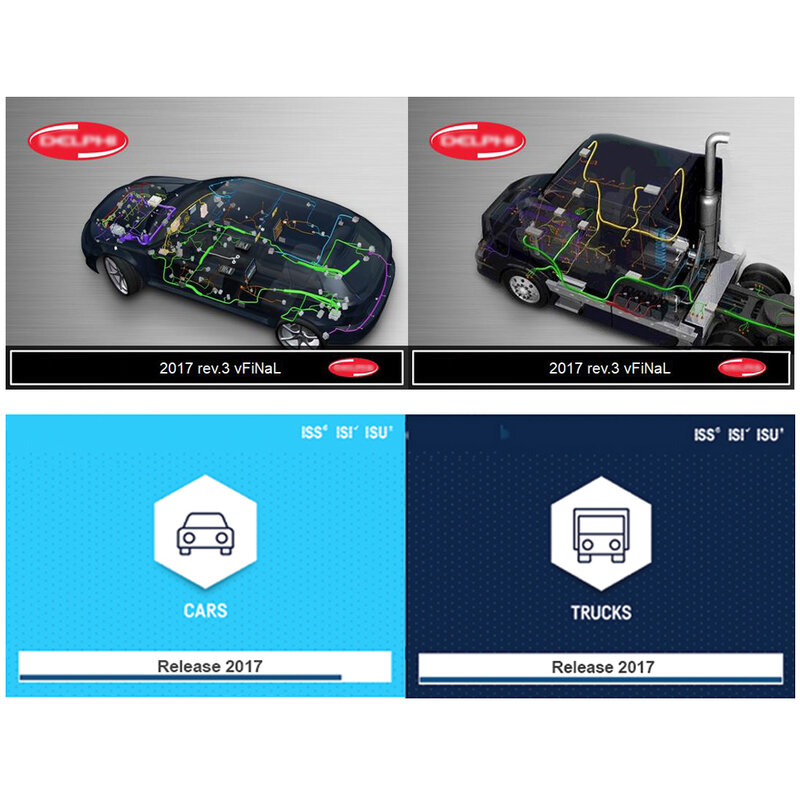 Delphis – outil de diagnostic pour voitures et camions, lecteur de code obd2, bluetooth, 32 go USB