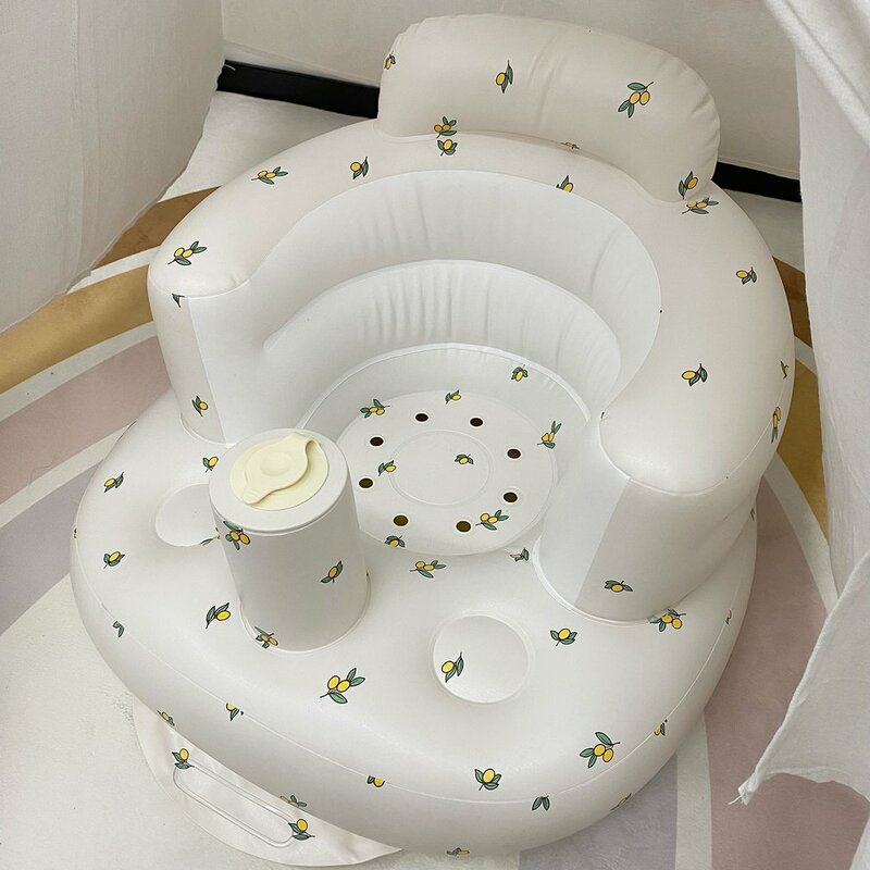 Multifunktionale Infant Aufblasbare Sofa kinder Puff Tragbare Bad Stuhl PVC Aufblasbare Sitz Infant Fütterung Stuhl Puff
