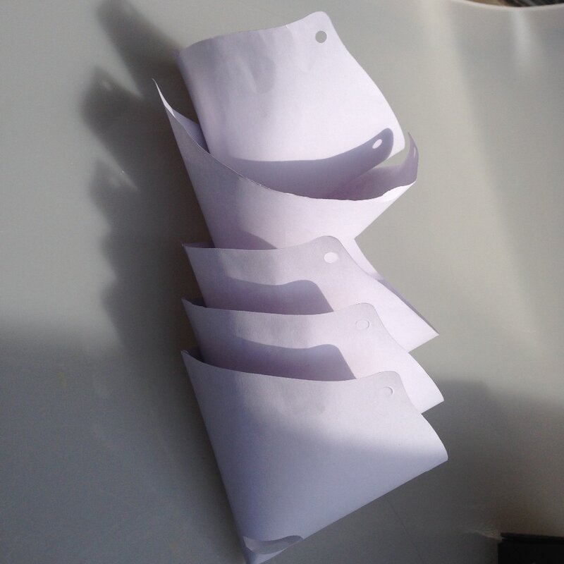 50 stücke Farbe filter papier trichter autolack spray farbe filter einweg filter papier