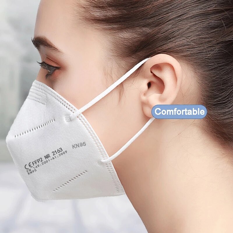 Kn95 ffp2 máscaras anti gripe segurança 5 camadas filtro máscara protetora boca máscara máscara poeira adulto máscaras de rosto mascarillas tapabocas