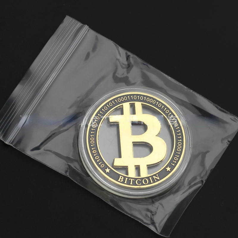 크리 에이 티브 새로운 Bitcoin 디지털 가상 통화 기념 동전 금화 금화 수집품 밖으로 Hollowed