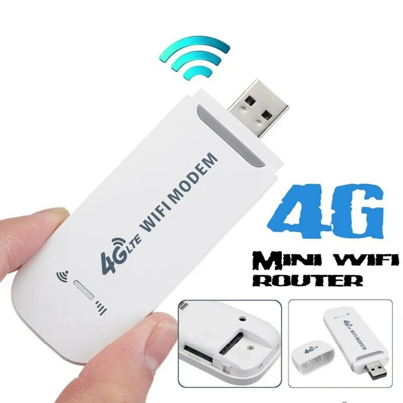 4G Wifi โมเด็มรถแบบพกพา WiFi Universal 150Mbps Router อะแดปเตอร์ Hotspot การ์ดเครือข่ายไร้สาย Demodulator USB สำหรับ Home สำนักงาน