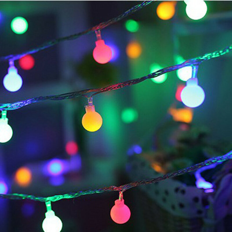 الكرة سلسلة أضواء النجوم أضواء عيد الميلاد 10led سلسلة أضواء مصابيح خارجية عيد الميلاد لحديقة الديكور نافيداد ناتال