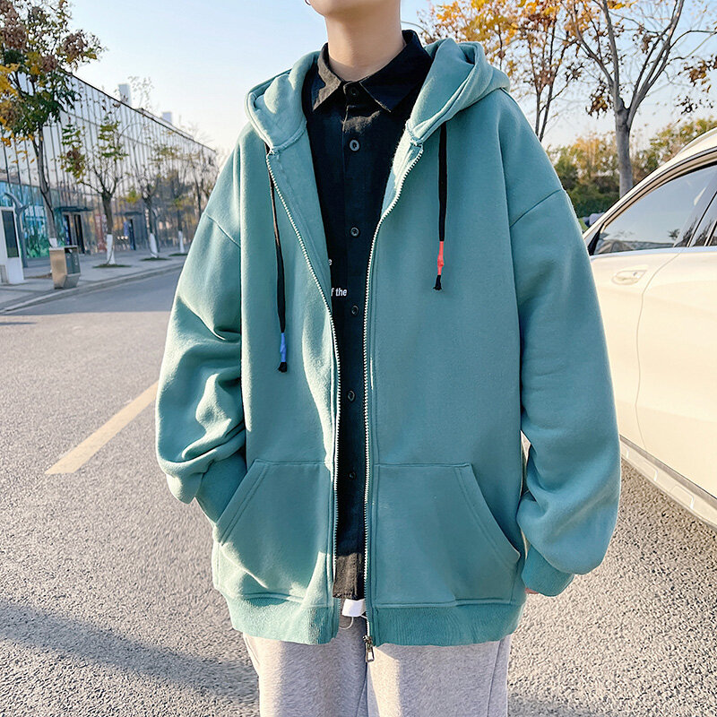 Куртка мужская с капюшоном, свободная уличная одежда в стиле хип-хоп, повседневное худи, уличная одежда, верхняя одежда, осень 2021