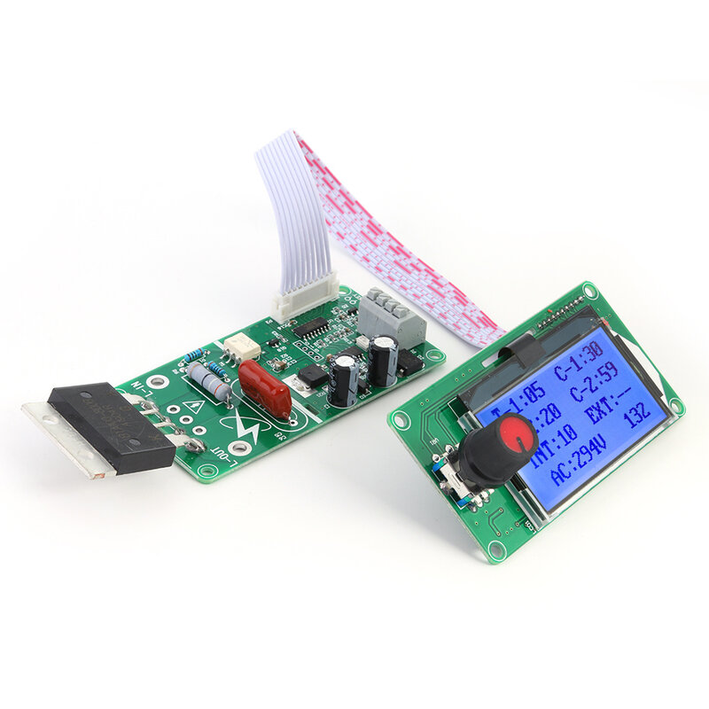 Double Pulse Encoder Time Control Board Controller Board Timing Current Time Current 100A Digital LCD Display Spot Welder