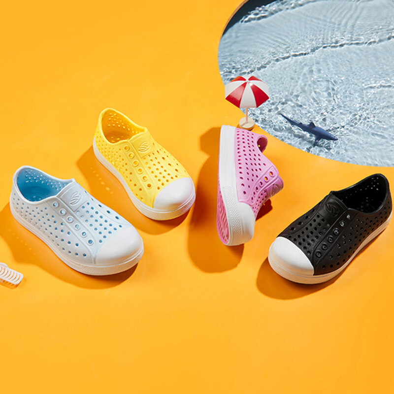 Zapatos originales para niños pequeños, Sandalias cómodas para niños y niñas, zapatos de agua de secado rápido transpirables de verano, novedad de 2021