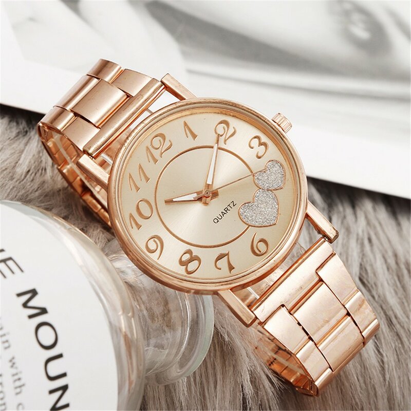 Relojes de cuarzo de acero inoxidable para mujer, accesorio de lujo, de negocios, movimiento japonés, regalo, XQ