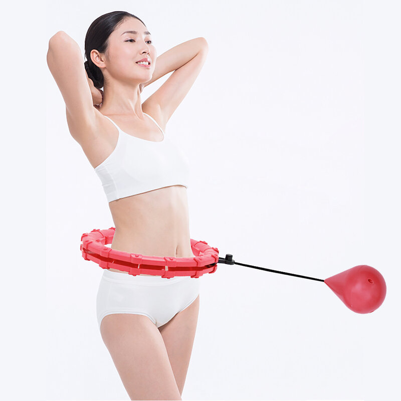 Aptidão esporte inteligente hoop cintura fina ajustável exercício ginásio círculo anel equipamentos de fitness cinto apoio cintura volta