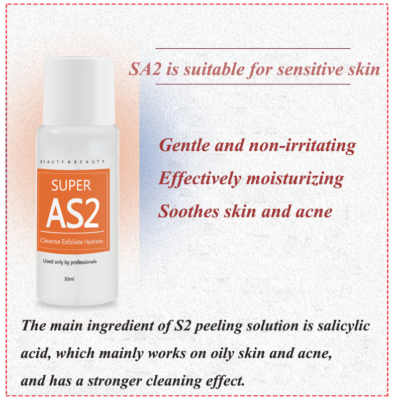 Siero Aqua Peeling soluzione Skin Clear Essence prodotto Hydra siero viso per macchina idraulica pulizia profonda della pelle 30ml = 800ml