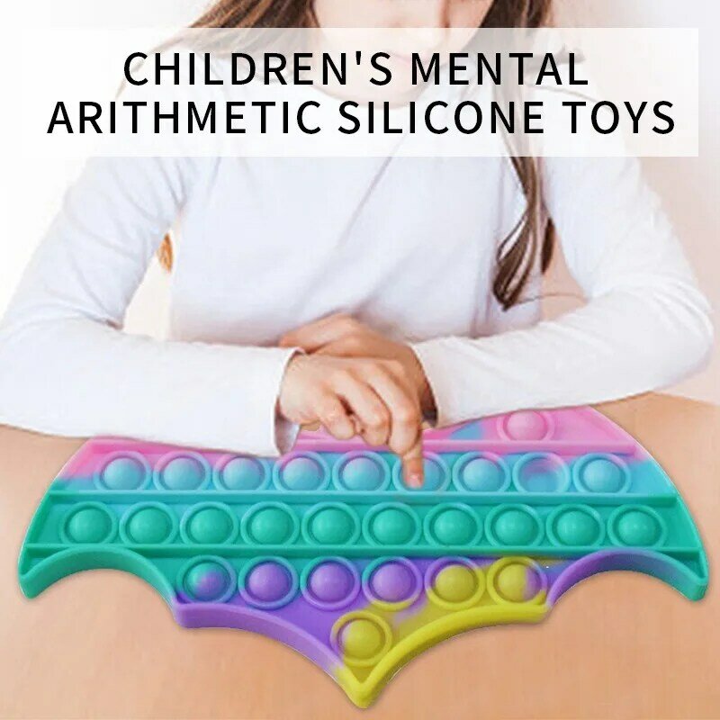 2021 Baru Anak-anak Sederhana Lesung Pipi Gelisah Mainan Sensorik Set Mainan Menghilangkan Stres Autisme Kecemasan Stres Gelembung Meremas Mainan Presbyopic