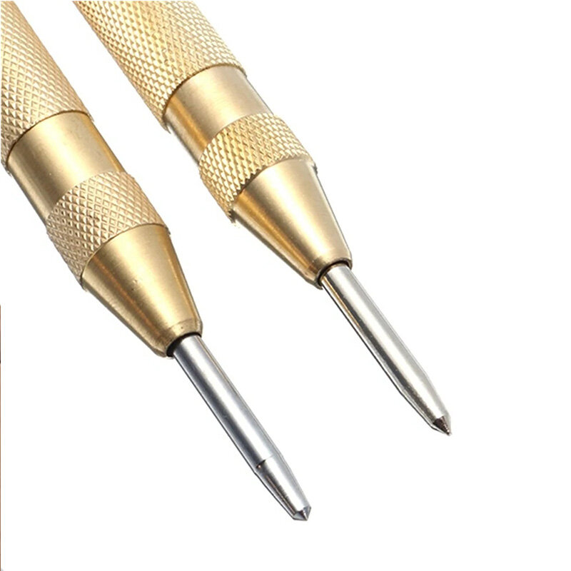 Automatic Center Punch Universal Center Punch Adjustable Spring Metal Tool Indentation Dent Marking Woodworking Tool Drill Bit
