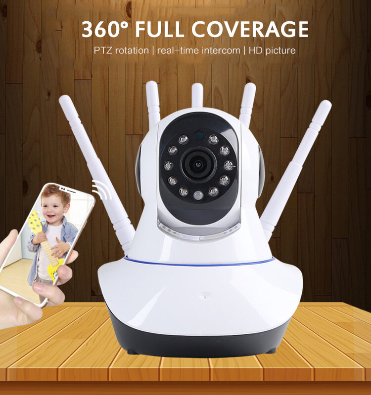 1080P 720P telecamera IP WIFI telecamera di sicurezza domestica Wireless sorveglianza Audio a 2 vie CCTV Home Camera 2mp Baby Monitor