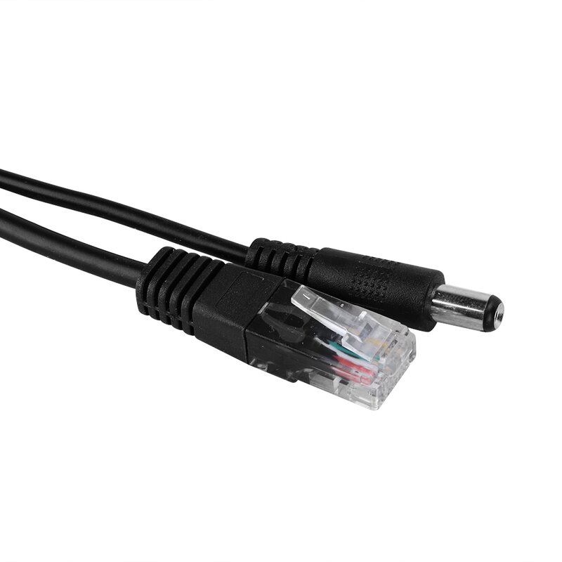 Cable divisor de 48V a 12V para Huawei y Hikvision, Cable adaptador de fuente de alimentación, transmisión de datos, inyector POE
