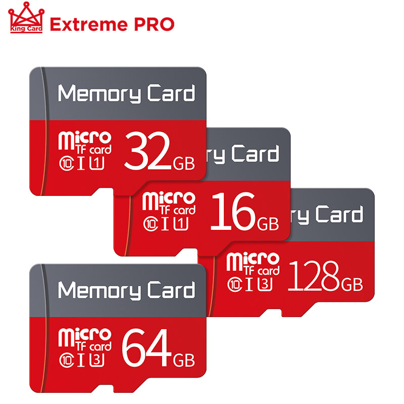 ขายร้อนการ์ดหน่วยความจำ Micro SD 256GB 128GB Class 10 8GB 16GB 32GB 64GB C10 Micro SD Card แฟลชไดรฟ์ Mini SD TF Card