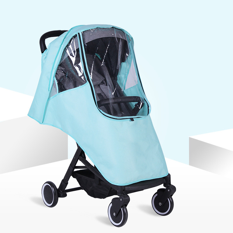 Universal Baby รถเข็นเด็กอุปกรณ์เสริมกันน้ำฝนโปร่งใสรถเข็นเด็กฤดูหนาวลมฝุ่นเสื้อกันฝนหน้าต่าง