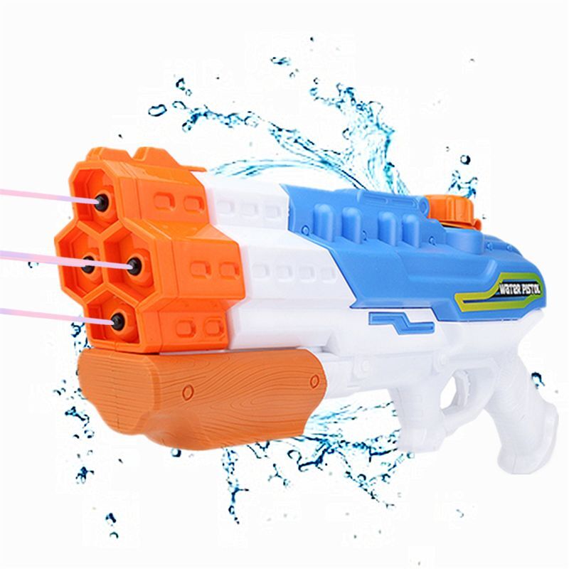 1200CC Waterpistool Soaker 4 Nozzles Water Blaster Waterpistool 30ft Water Pistool Water Strijd Zomer Outdoor Zwembad Strand speelgoed