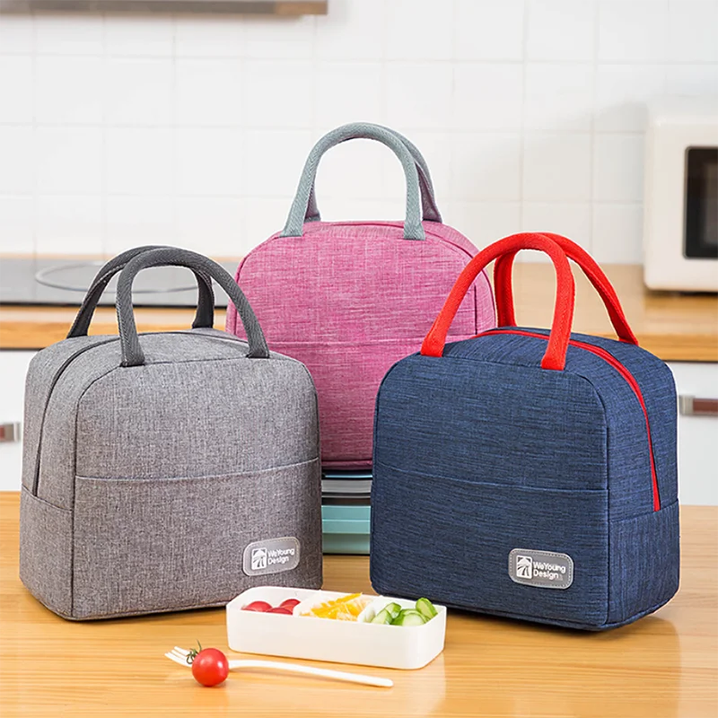 Многоразовая изолированная сумка для ланча, сумка-холодильник, сумка для еды, для работы, пикника или путешествий