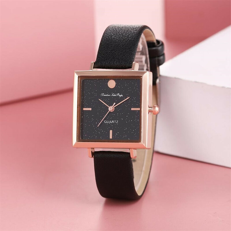 Estilo simples requintado relógios femininos nova moda de luxo quadrado quartzo relógios de pulso marca mulher relógio montre relogio feminino xq
