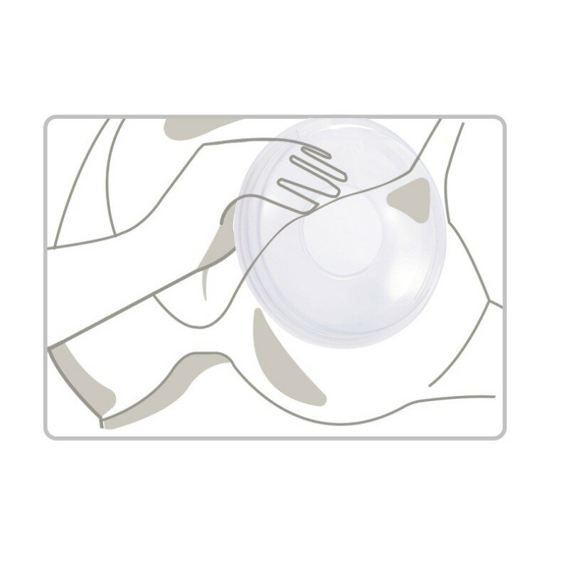 Baby Borstvoeding Melk Verzamelaars Zachte Postpartum Tepel Zuig Container Herbruikbare Nursing Pad Silicagel Collection Cover