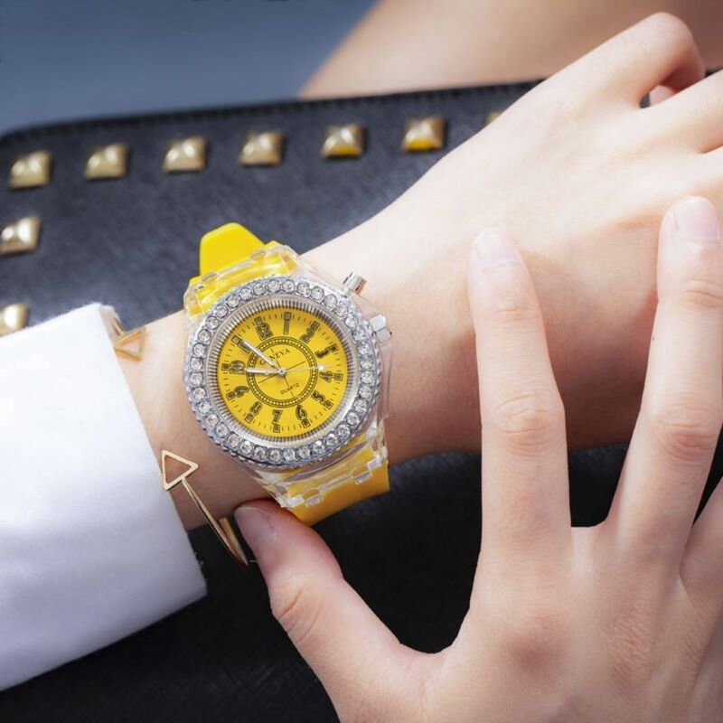Silikon FÜHRTE Leuchtende Mode Damen Outdoor Uhr frauen Männer bunte Sport Armbanduhren Männer Uhr Uhren Relogios Masculino