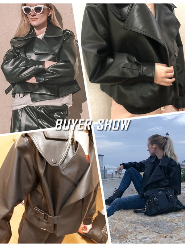 New Arrival Winter Autumn 2021 Women's Leather