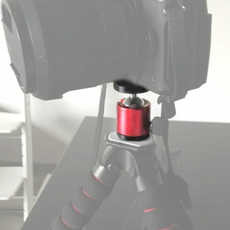 TiYiViRi Mini rotule 1/4 "monture pour caméra trépied rotule pour Nikon Canon DSLR caméra Dsr support de montage pour caméra trépied