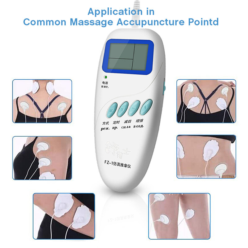 FZ-1 resultado rápido aparelho terapêutico ems estimulador muscular elétrico máquina de massagem acupuntura terapia dispositivo cervical relaxar