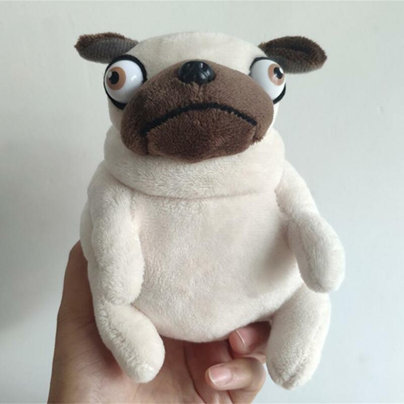 Rctown boneca de pelúcia animal cão forma boneca de brinquedo de pelúcia bonito simulação cão brinquedo de pelúcia para crianças decoração para casa presente de natal