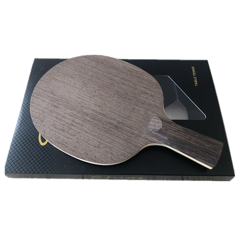 Fixor nova raquete de tênis de mesa de madeira vermelha de 7 camadas, wange, nostálgico, madeira pura, raquete de mesa, off +