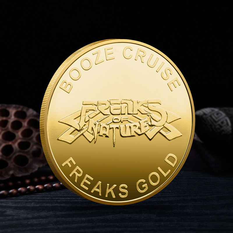 Uitdaging Coin Herdenkingsmunt Lelijke Skelet Herdenkingsmunt Gouden Munt Freak Anniversary Badge Gift