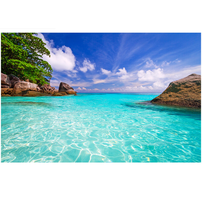 Colorful print Wall Tapestry Beach scenery tapestry M695