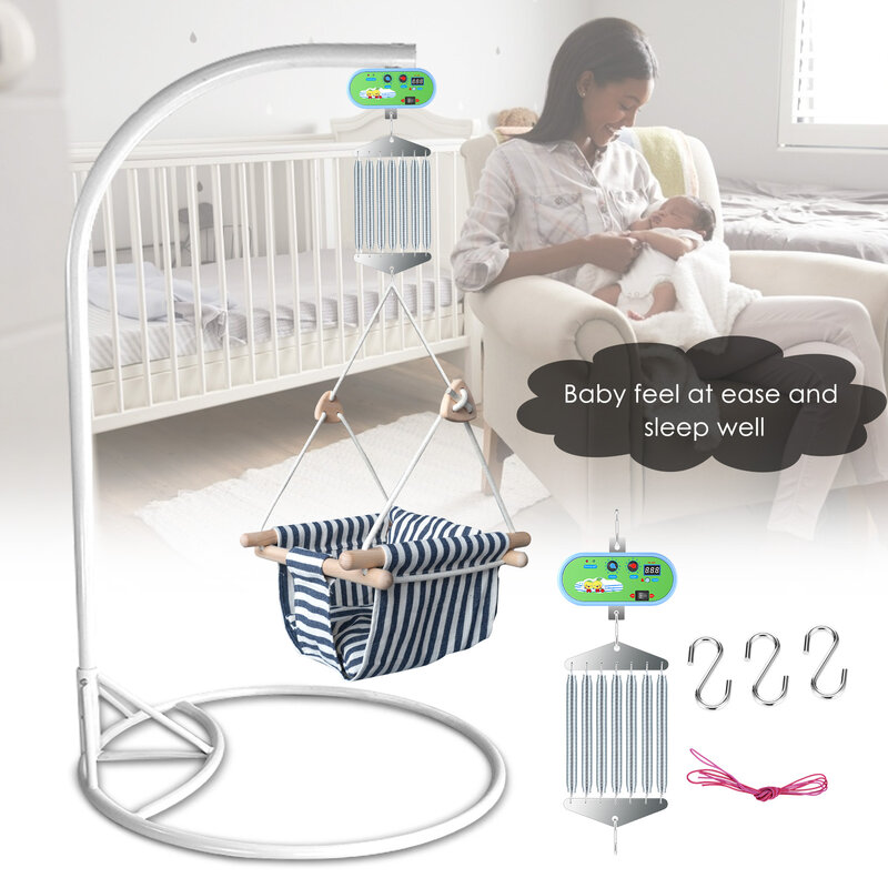 Controlador de balanço do bebê elétrico pendurado controle berço elétrico federwiege motor do bebê para o berço do bebê rede
