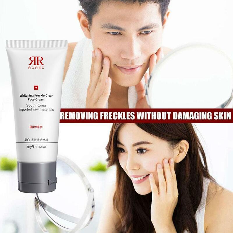 30ML Whitening Cream For Dark Skin Care Dark Spot Remover Freckle Cream Bleaching Cream One Unit Nicotinamide Face Cream