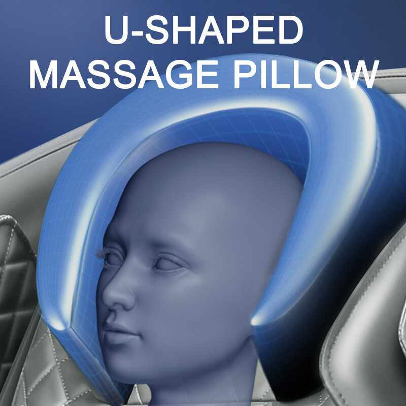 AYIYUN-sofá de masaje electrónico de lujo, silla de masaje electrónico de lujo, bolsa de aire de cuerpo completo masajeadora, táctil LCD, compresa caliente