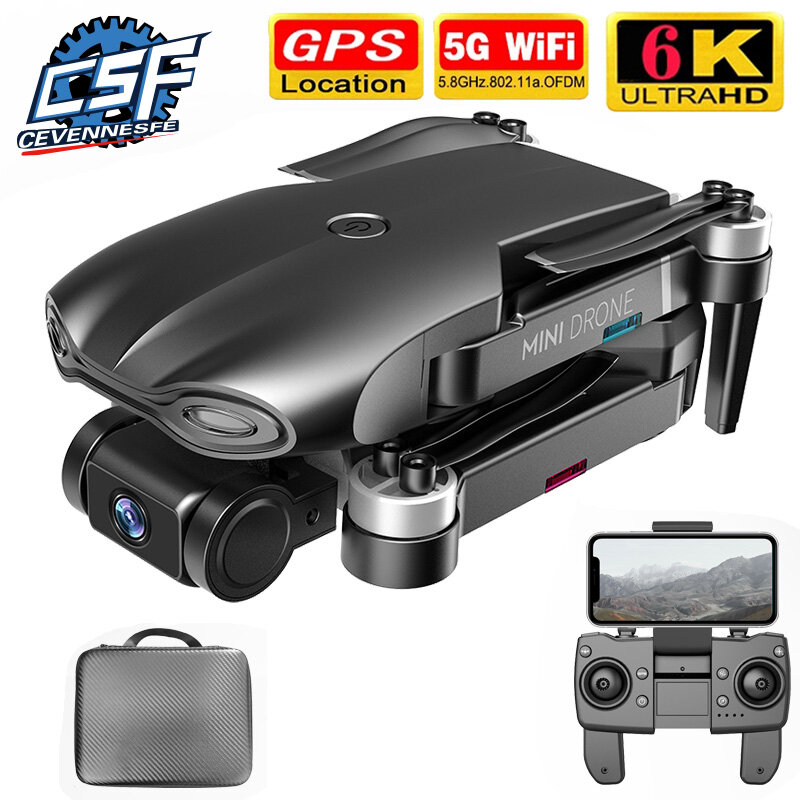 2020 nuovo M9968 Drone GPS 5G WIFI 6k HD Mini Camera Pro Fesional 1200 metri distanza FPV Dron protable VS EX5 L108 E520S