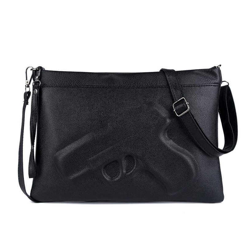 3d impressão pistola saco de marca feminina saco do mensageiro corrente sacos designer de embreagem bolsa senhoras envelope garras crossbody saco bolsas