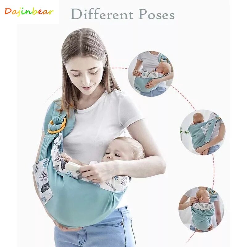 Porte-bébé ergonomique 100% coton biologique pour enfant, sac à dos, housse kangourou, bonne qualité