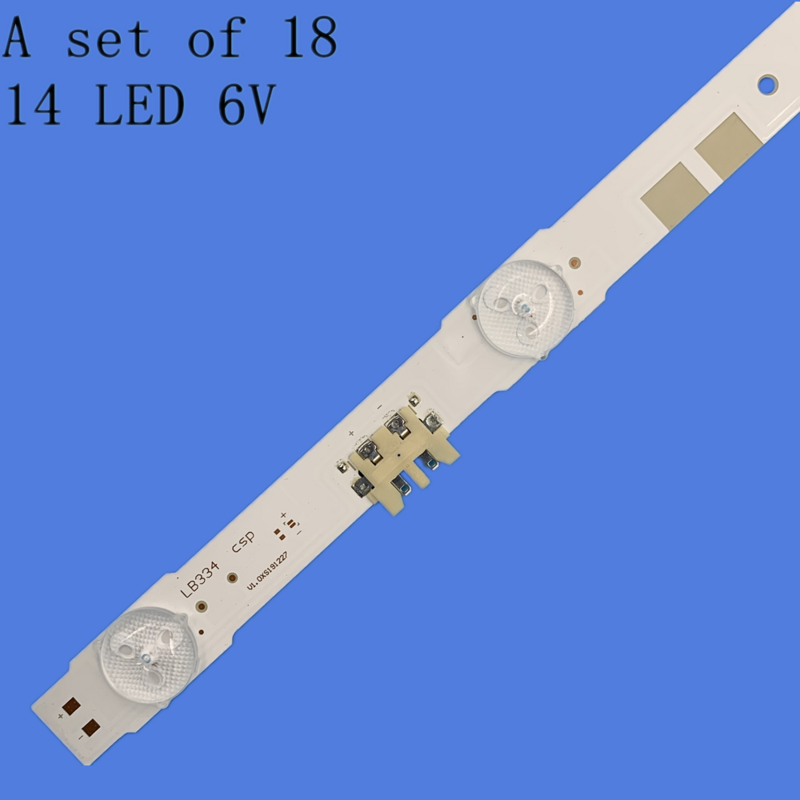 6V Lampu Strip LED untuk Sam Sung UA55JS7200 UA55JS7200JXXZ UE55JU6800 UE55JU6800K V5DR_550SCA_R0 V5DR_550SCB_R0 BN96-38482A BN96-38481A