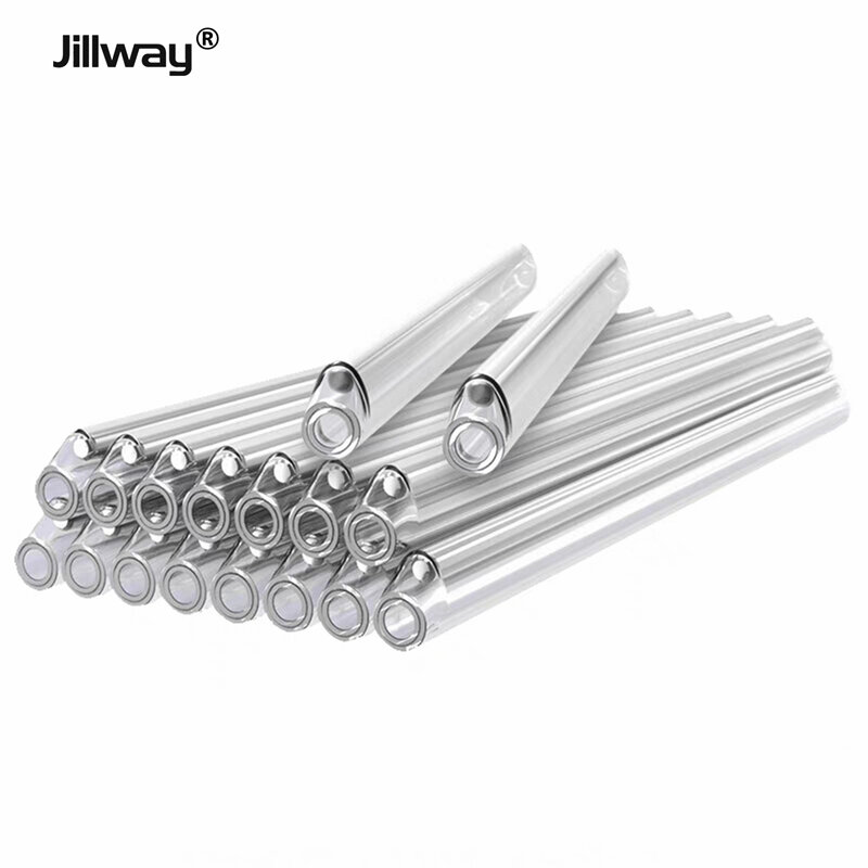 Jillway-Kit de tubo de fusión de fibra óptica Tubo Termocontraíble, tubo de fusión transparente FTTH, Cable de fibra óptica, manga de junta SCLC