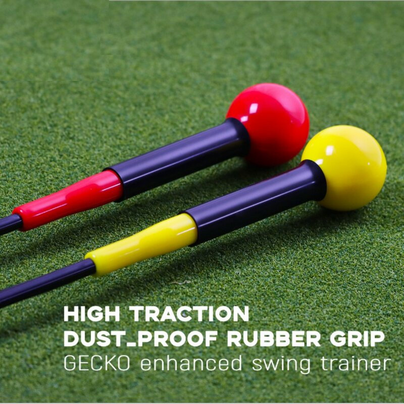 40นิ้ว (100ซม.) golf Swing Trainer Golf Trainer Soft Club Practice Club Swing Assist Trainer (Hand Hand Grip) ฟิตเนสคลับ
