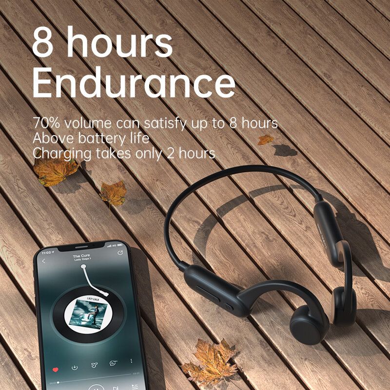 Słuchawki przewodnictwa kostnego IPX8 wodoodporne pływanie słuchawki bezprzewodowe Bluetooth z pamięcią 32G Mp3 Music Mic dla Sony Xiaomi
