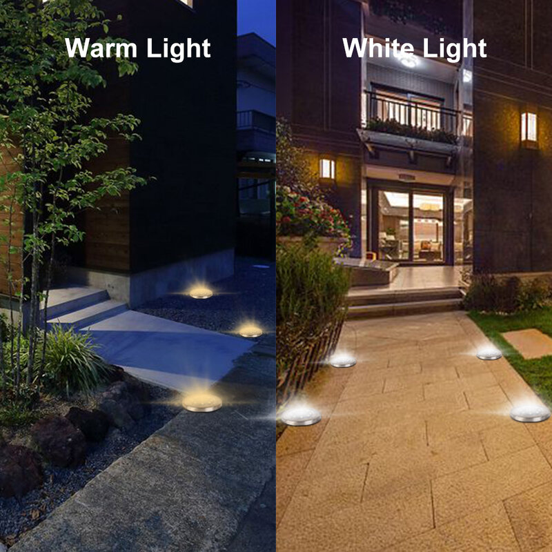 Luces LED de energía Solar para jardín, iluminación al aire libre, energía Solar, impermeables, para entrada de césped, decoración de jardín y patio, 10 Uds.