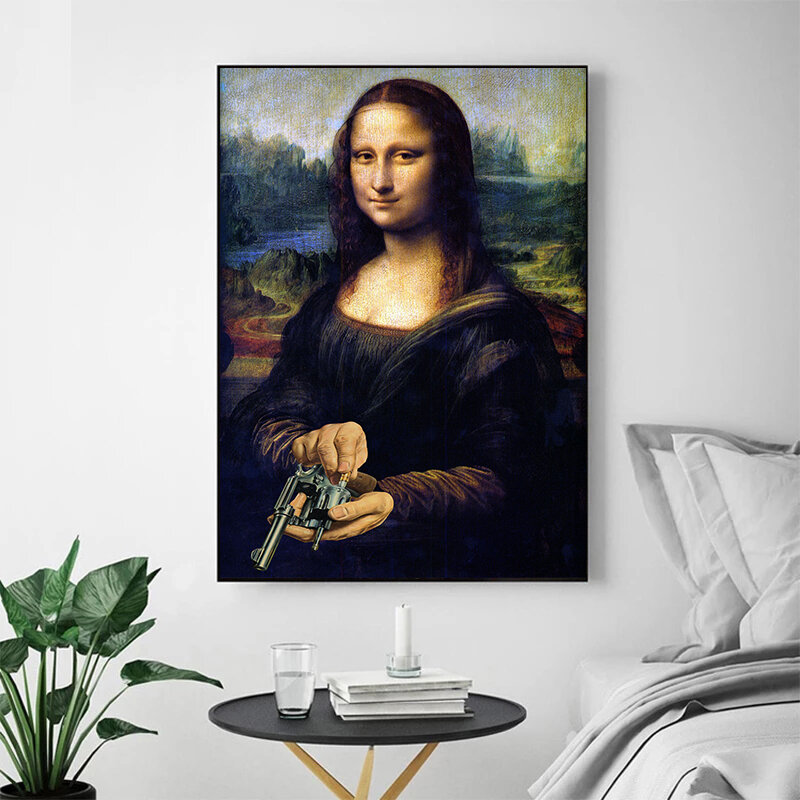 Famous Paintings Wall Decor Art Creative Poster Picture Hd Print Canvas Painting Pictures Living Room Home - Famous Paintings For Home Decor