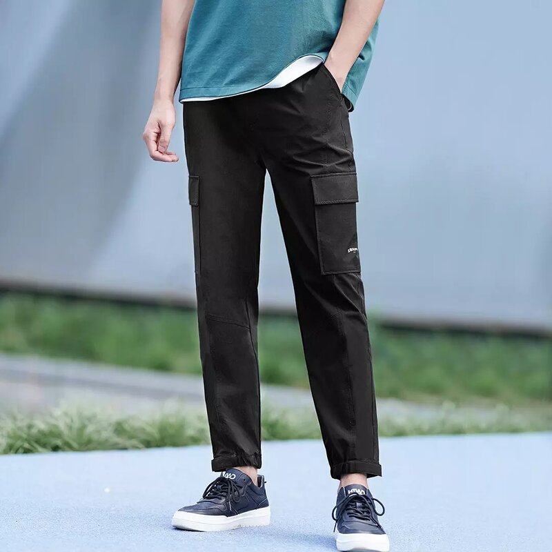 Youpin ZENPH-pantalones Cargo para hombre, pantalón táctico elástico con múltiples bolsillos, de secado rápido, ajustados, ropa de chándal