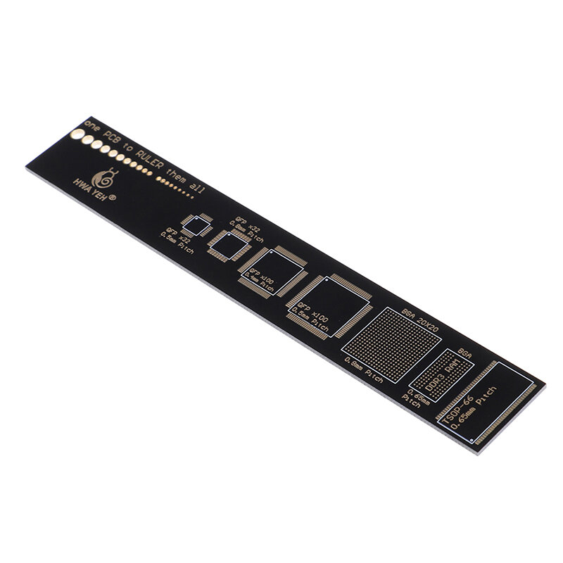 PCB ไม้บรรทัดสำหรับวิศวกรอิเล็กทรอนิกส์สำหรับ Geeks Makers สำหรับแฟน Arduino PCB อ้างอิงไม้บรรทัด PCB บรรจุภั...