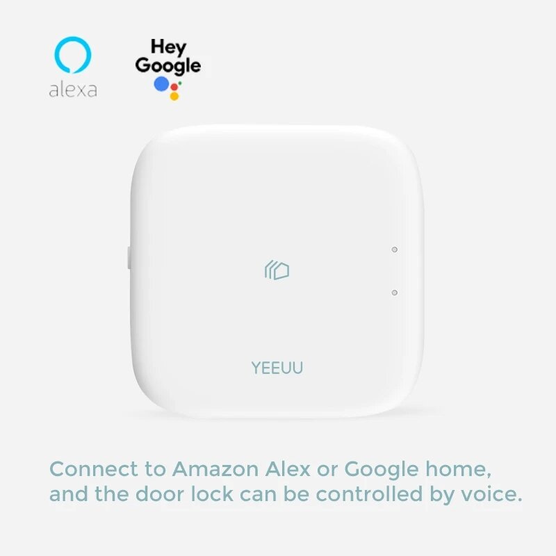 Tuya Yeeuu Gateway WiFi HUB per Gateway Bluetooth per YEEUU Smart Lock KEY LOCK BOX connettersi ad Alexa Google FTTT Voice Control
