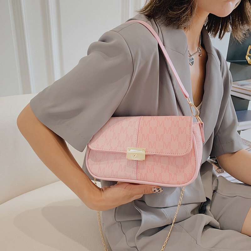 Bolso Mujer – Sac à bandoulière à rabat, nouvelle couleur assortie, sacoche de styliste de marque de luxe, 2021