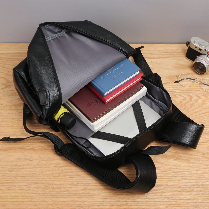 Рюкзак YILIAN мужской кожаный, модная Водонепроницаемая дорожная сумка, удобная вместительная сумочка для путешествий