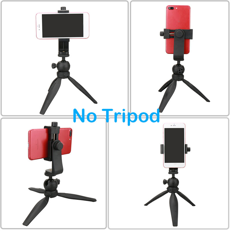 Smartphone Tripod Stand Holder Adapter Cell Phone Holder Mount Adapter untuk Iphone untuk Samsung Moblie Phone Stand Holder
